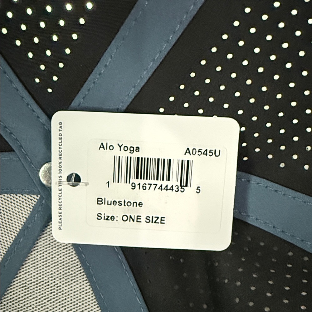 ALO YOGA | ✨NEW✨ Performance District Trucker Hat in Bluestone - Picture 6 of 6